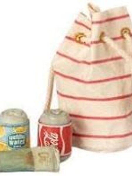 Bag w. Beach Essentials, Mouse