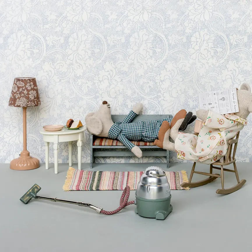 Maileg Bench, Mouse- Vintage Off White