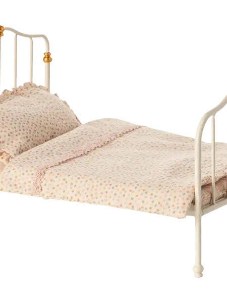 Vintage bed, Mouse- Off White