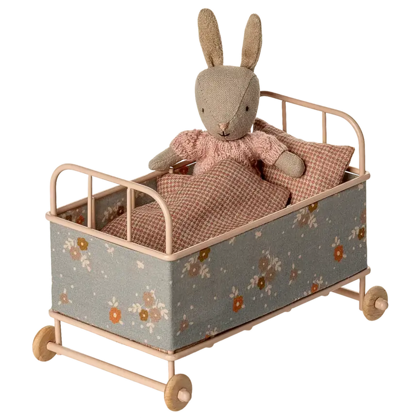 Maileg Cot bed, Micro- Powder