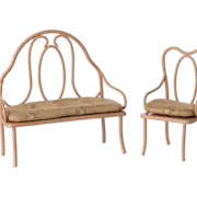 Maileg Vintage Chair, Mini- Dark Powder