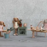 Maileg Vintage Chair, Mini- Dark Powder