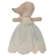 Maileg Baby Mouse in gown