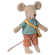 Maileg Little Brother Mouse with bag