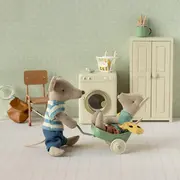 Maileg Little Brother Mouse with bag