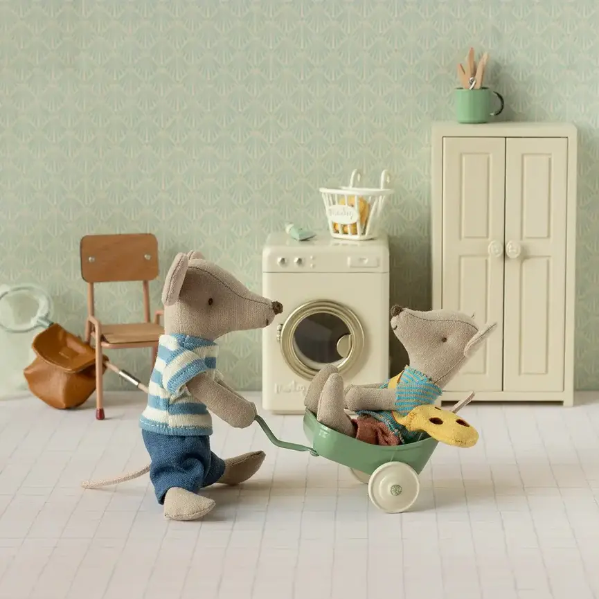 Maileg Little Brother Mouse with bag
