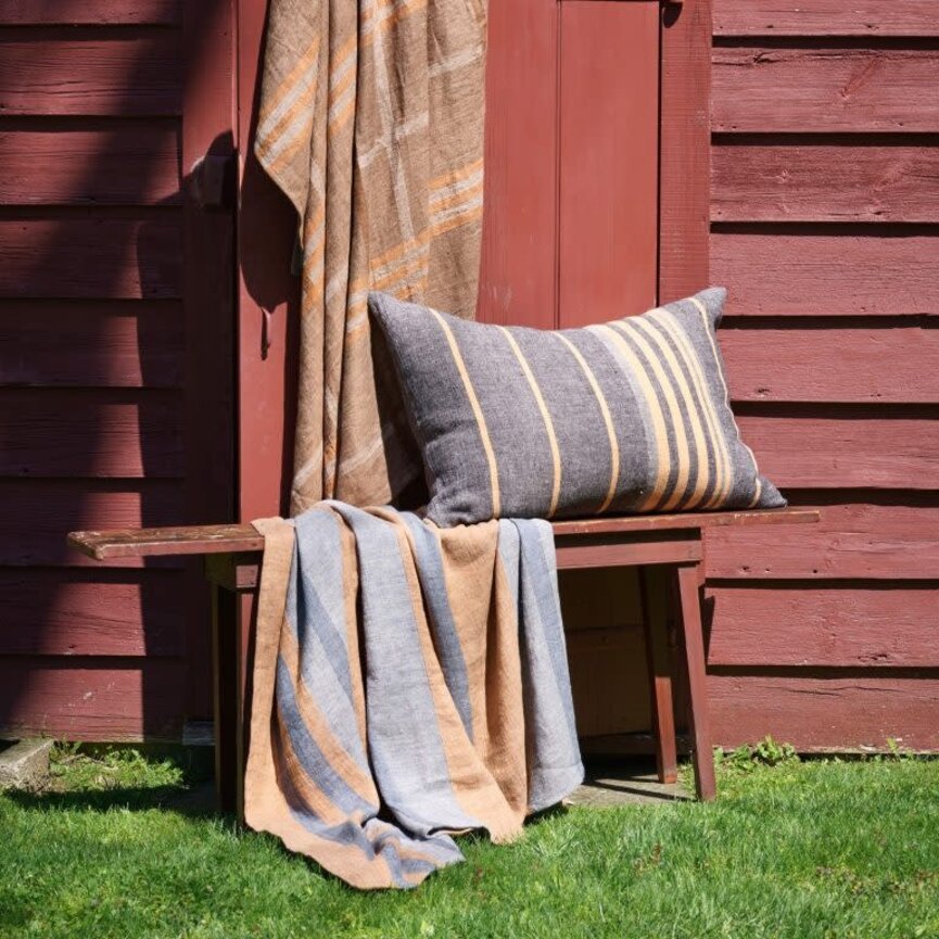 TL Union Brown Stipe Bedding