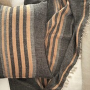 TL Union Brown Stipe Bedding