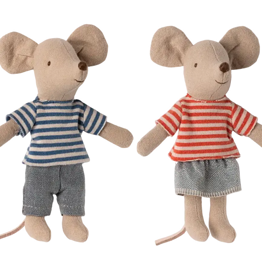 Maileg LouiMax and Stella little Brother and Sister Mice