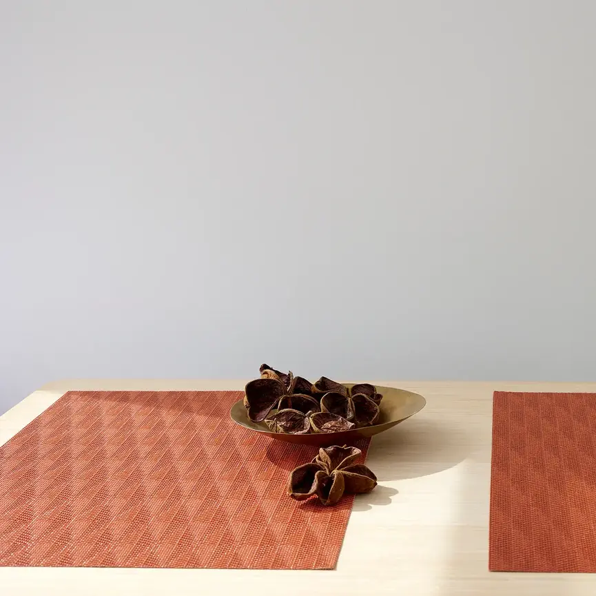 Chilewich Arrow Rugs Paprika Placemat