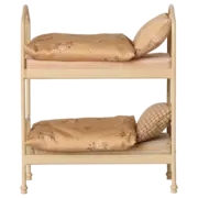 Maileg Bunk Bed, Mouse- Wheat