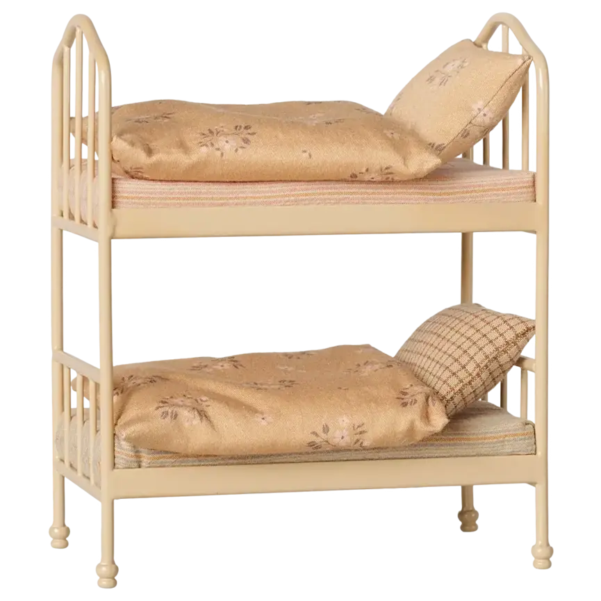 Maileg Bunk Bed, Mouse- Wheat