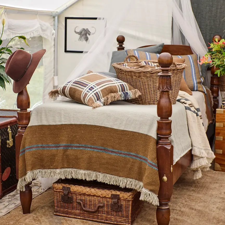 The Highland Stripe Throw 55" x 86.6"