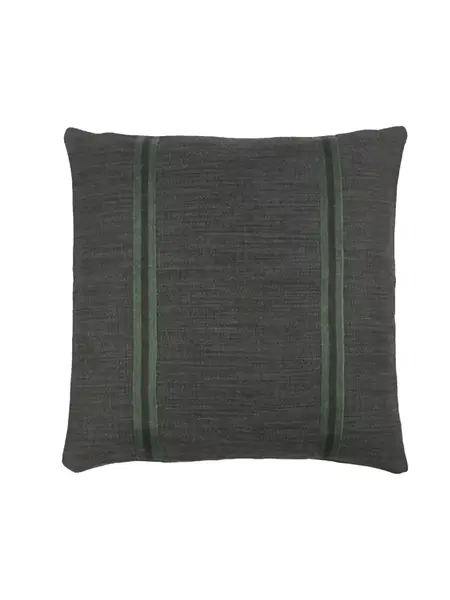 Libeco Leo Pillow Cover- Racing Green Stripe 25" x 25"
