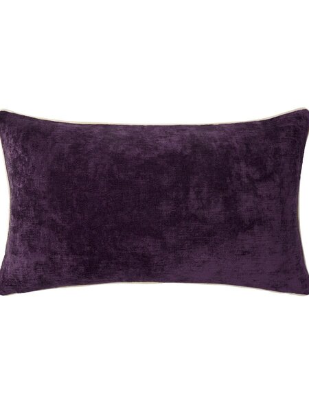 YD Orpheo Cushion Cover-Prune 13" x 22"