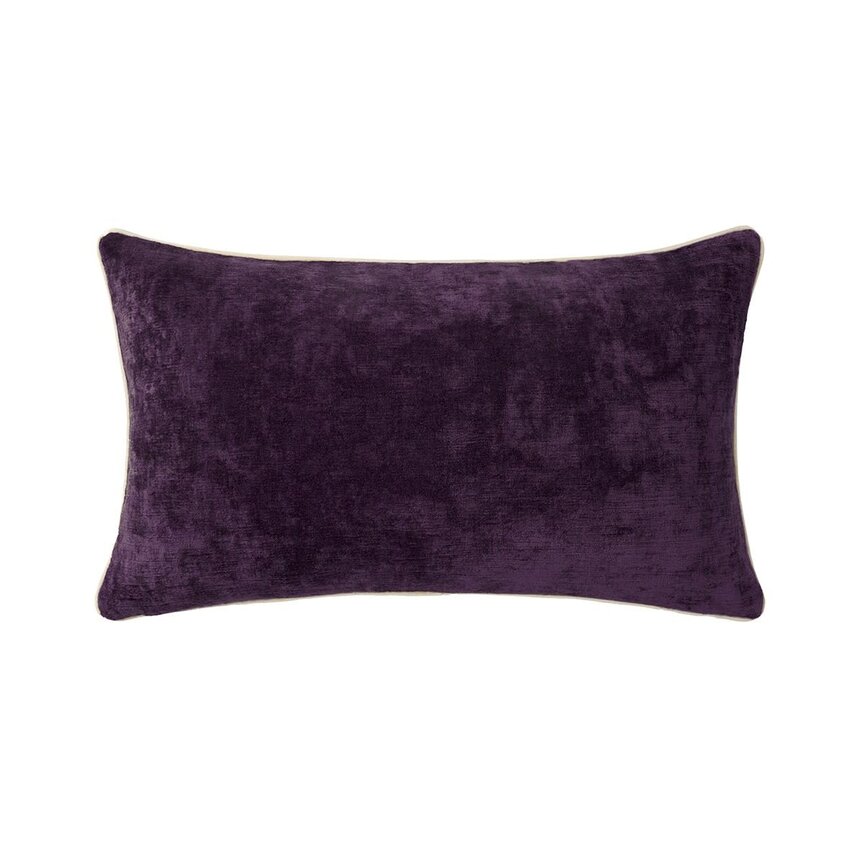 YD Orpheo Cushion Cover-Prune 13" x 22"