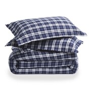 PP Oxford Tartan King Flannel Duvet Set