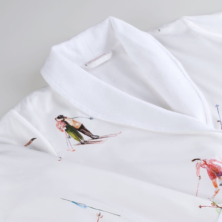 Christian Fishbacher Bathrobe- Terry Lined