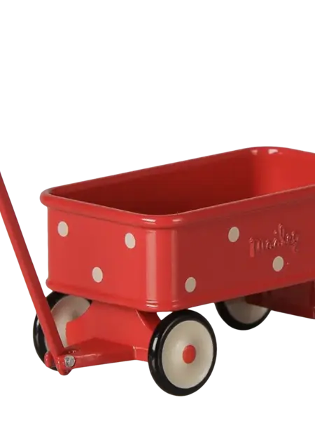 Maileg Wagon Mouse Red