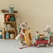 Maileg Wagon Mouse Red