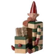 Maileg Elf with Drawer-Green