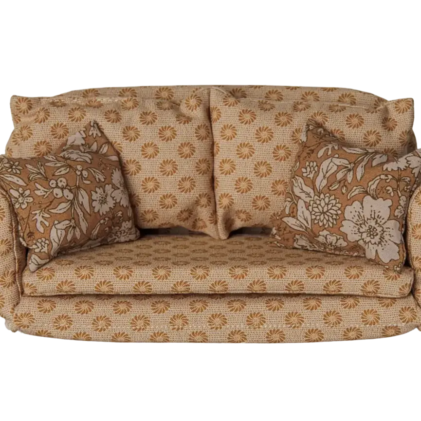 Maileg Sofa Bed, Mouse, Large- Ocher