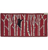 Chandler 4 Corners Bear in Birches On Red Rug-2' x 4'