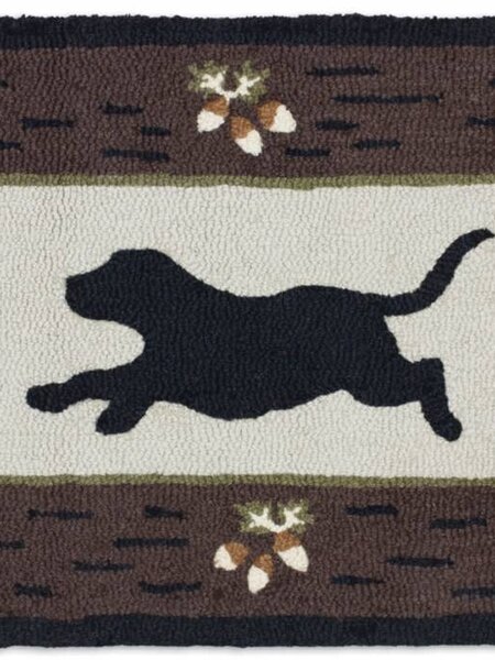 Lab On Leaves Rug-2' x 3'