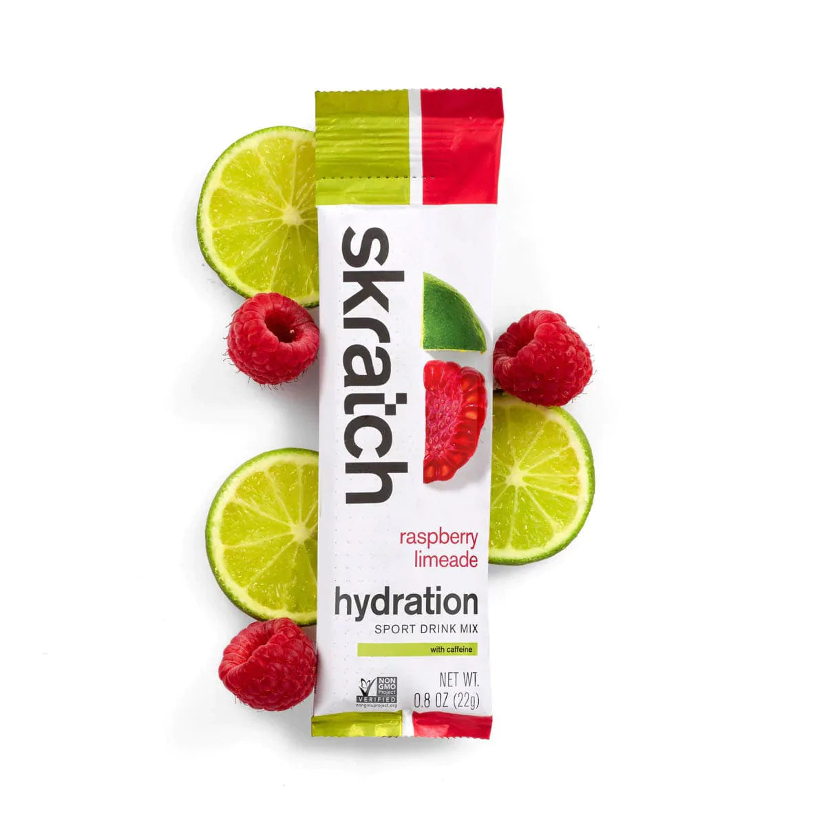 Skratch Labs Sport Hydration Drink Mix: Raspberry Limeade w/Caffeine