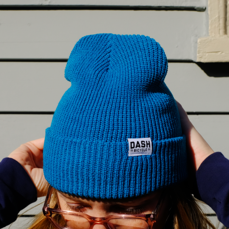 Dash Bicycle Shop Dash Logo Label Beanie