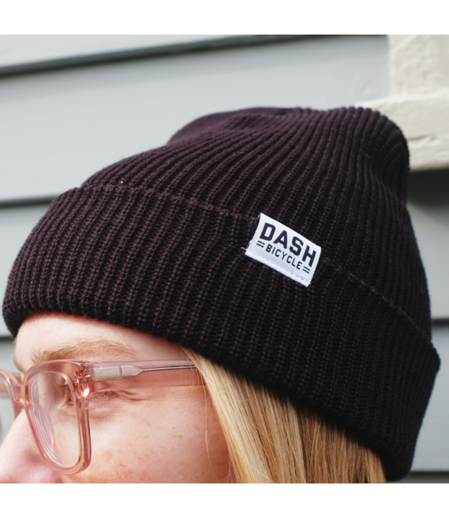 Dash Bicycle Shop Dash Logo Label Beanie