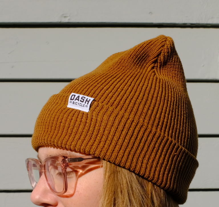 Dash Bicycle Shop Dash Logo Label Beanie