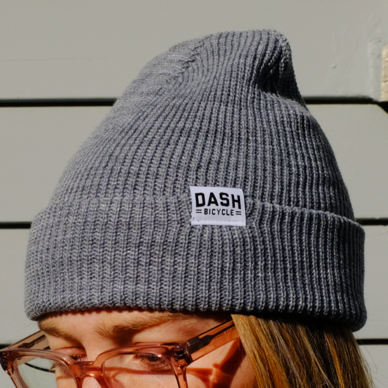 Dash Bicycle Shop Dash Logo Label Beanie