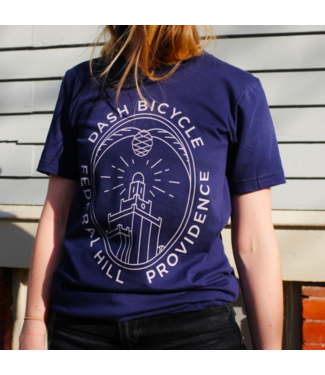 Dash Bicycle Shop Dash Federal Hill T-Shirt - Navy