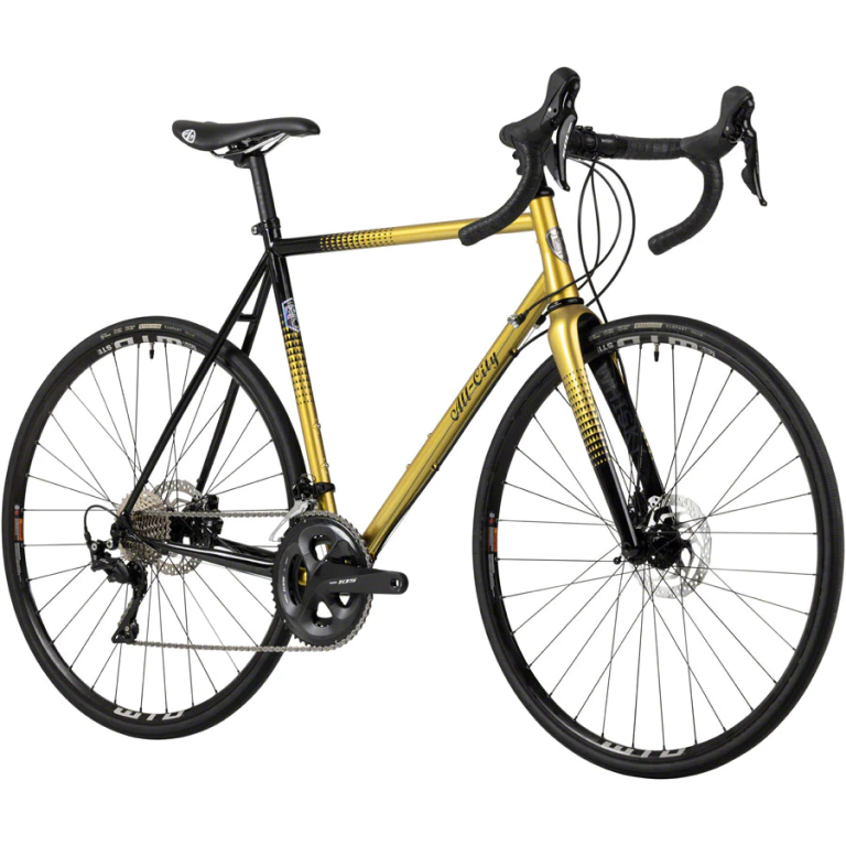 印象のデザイン All City Bicycle Dash - Leopard Golden 105 Zag Zig ミニカー