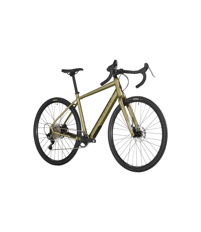 Salsa Salsa Confluence Drop Bar Apex X1 eBike - 700c Avocado Green