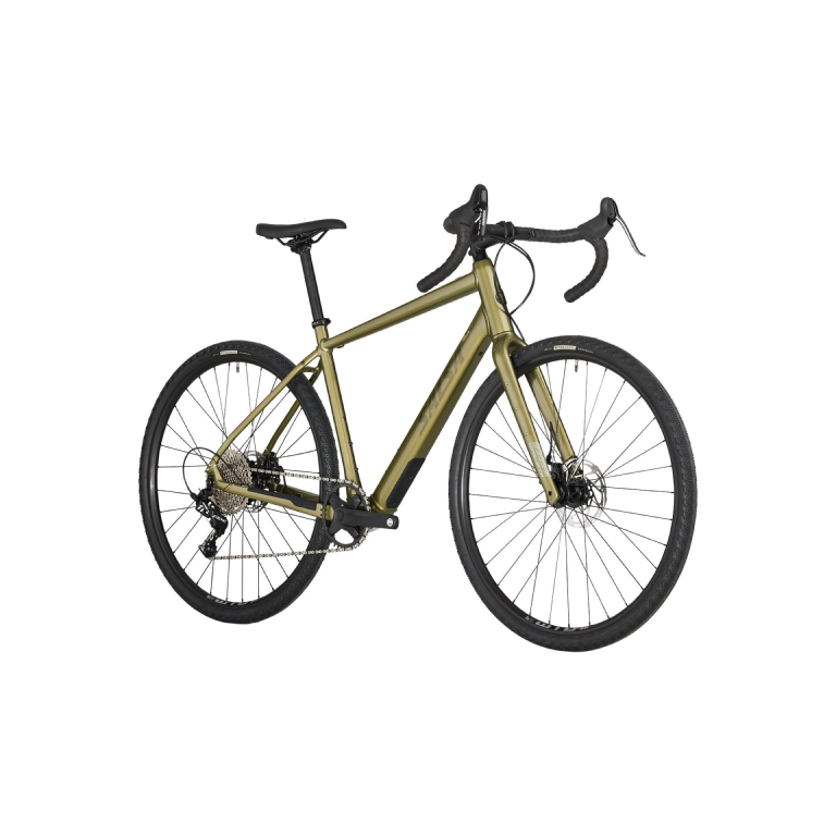 Salsa Salsa Confluence Drop Bar Apex X1 eBike - 700c Avocado Green