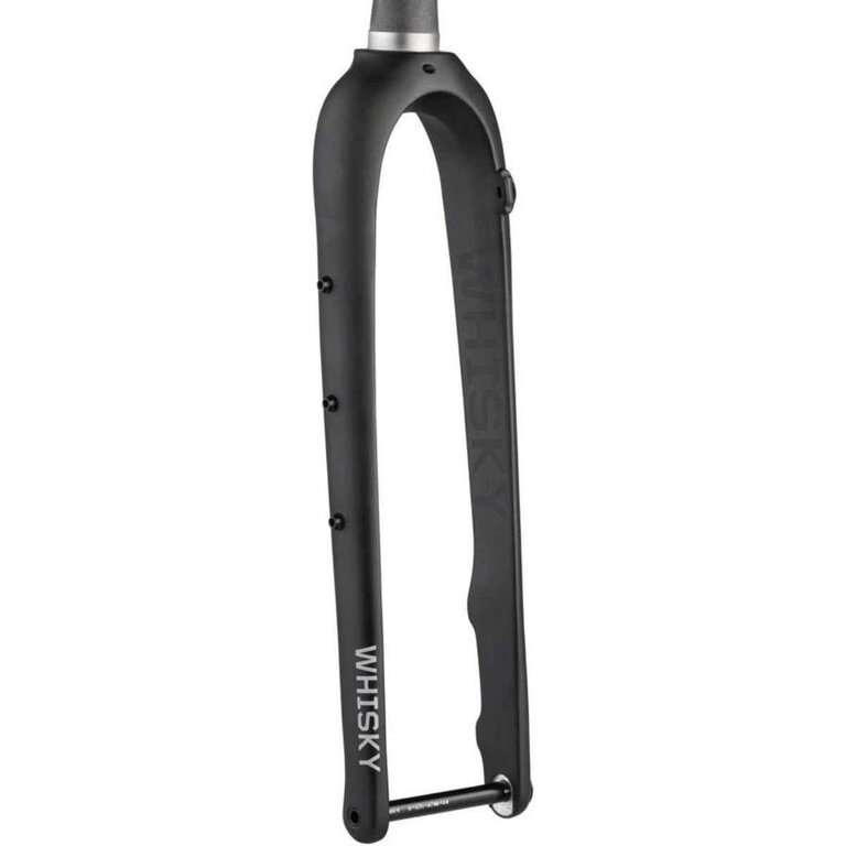 WHISKY No.9 MCX Fork - 12mm Thru Axle | 1.5" Tapered Carbon Steerer | Flat Mount Disc | Matte Black