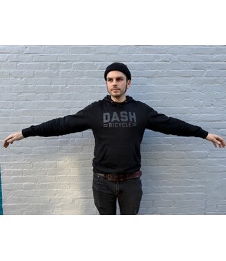 Dash Bicycle Shop Hoodie Dash Logo -Black/Black