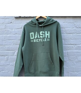 Dash Bicycle Shop Hoodie Dash Logo -Green/Green