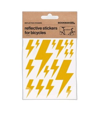 Bookman Visibility Reflective Stickers, Flash, Yellow
