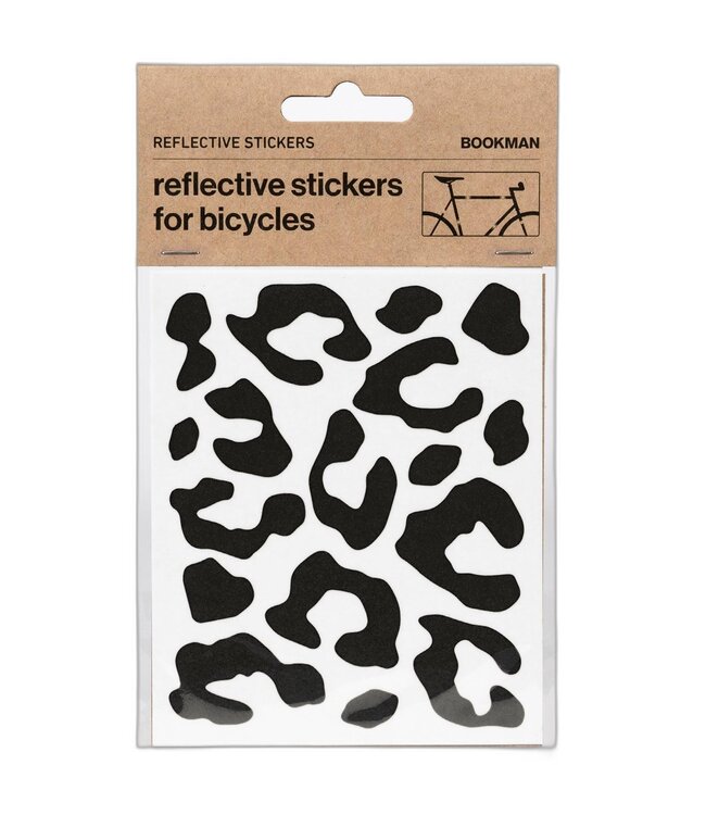 Bookman Visibility Reflective Stickers, Leopard