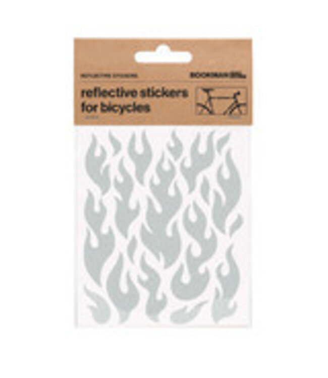 Bookman Visibility Reflective Stickers, Flames