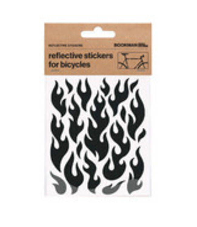 Bookman Visibility Reflective Stickers, Flames