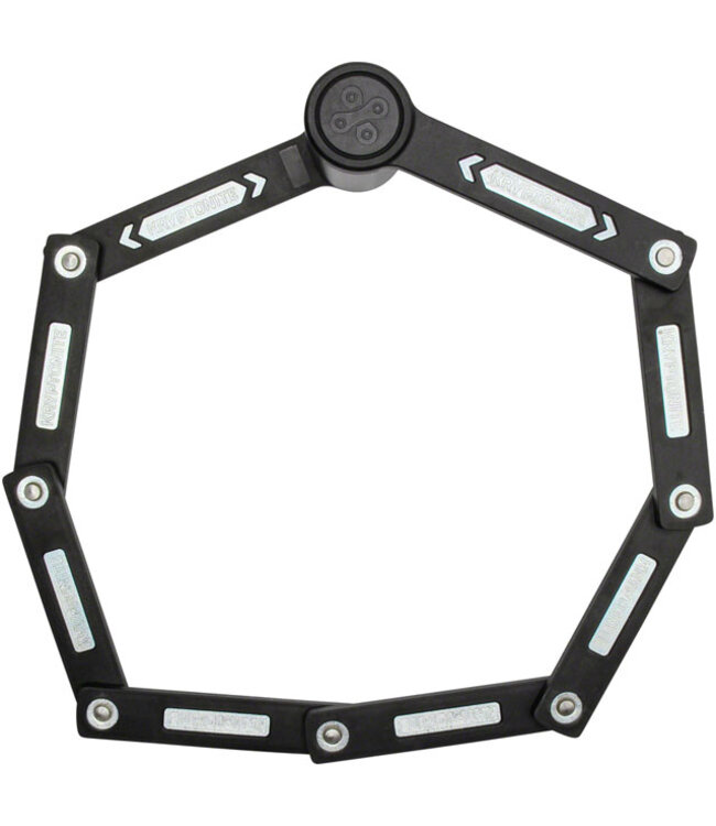 Kryptonite Keeper Mini Folding Lock - Includes Bracket, Black