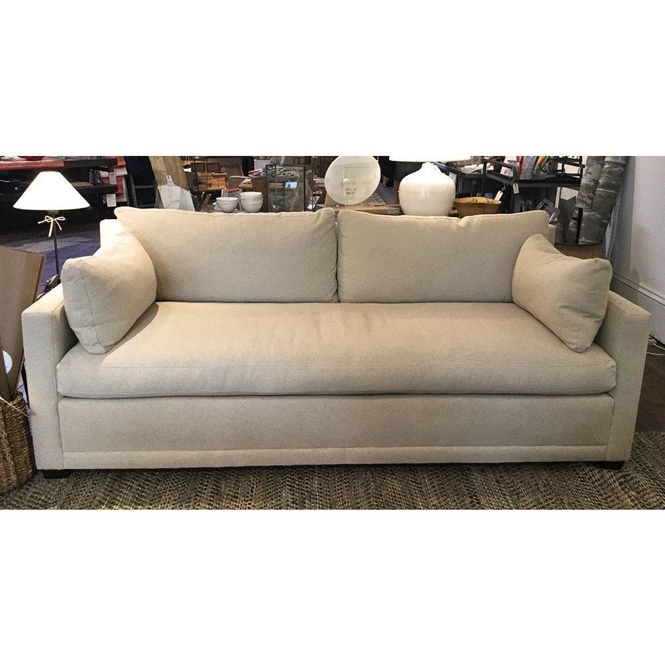 Cornelia 88 Upholstered Sofa In Wheat W Down Blend Cushions And