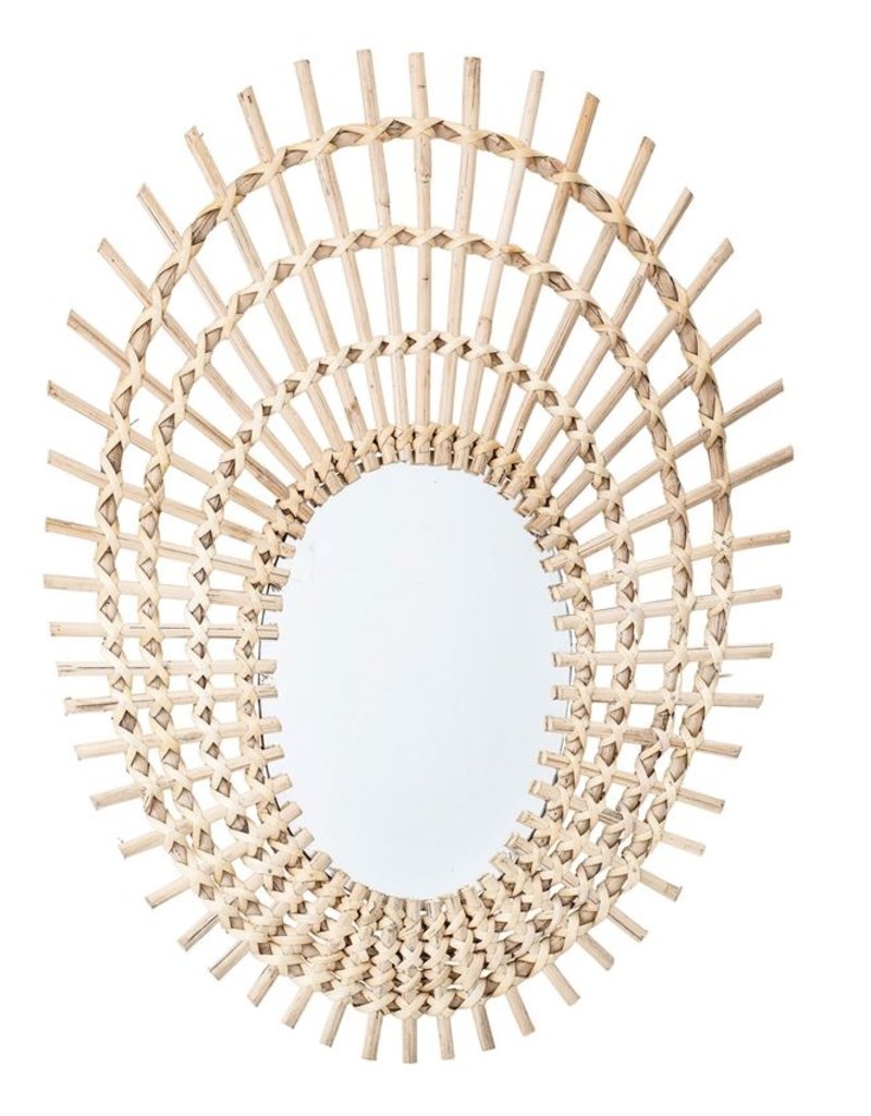 Bloomingville 20 L Round Rattan Mirror