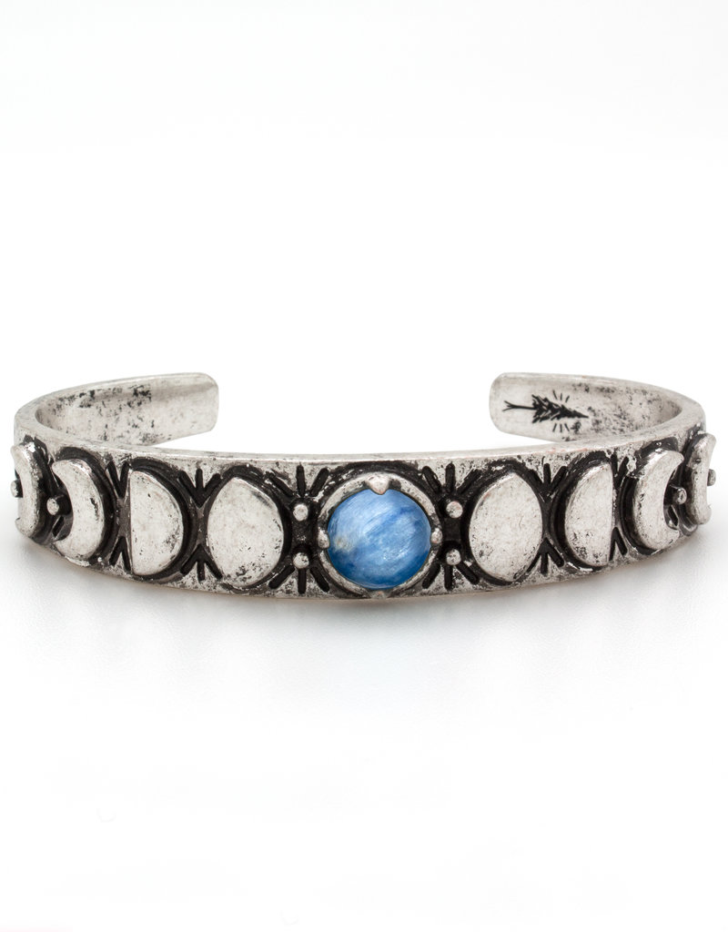 Hiouchi Jewels Moon Phases Cuff Bracelet Kyanite Hiouchi Jewels Moon Phases Cuff Bracelet Kyanite