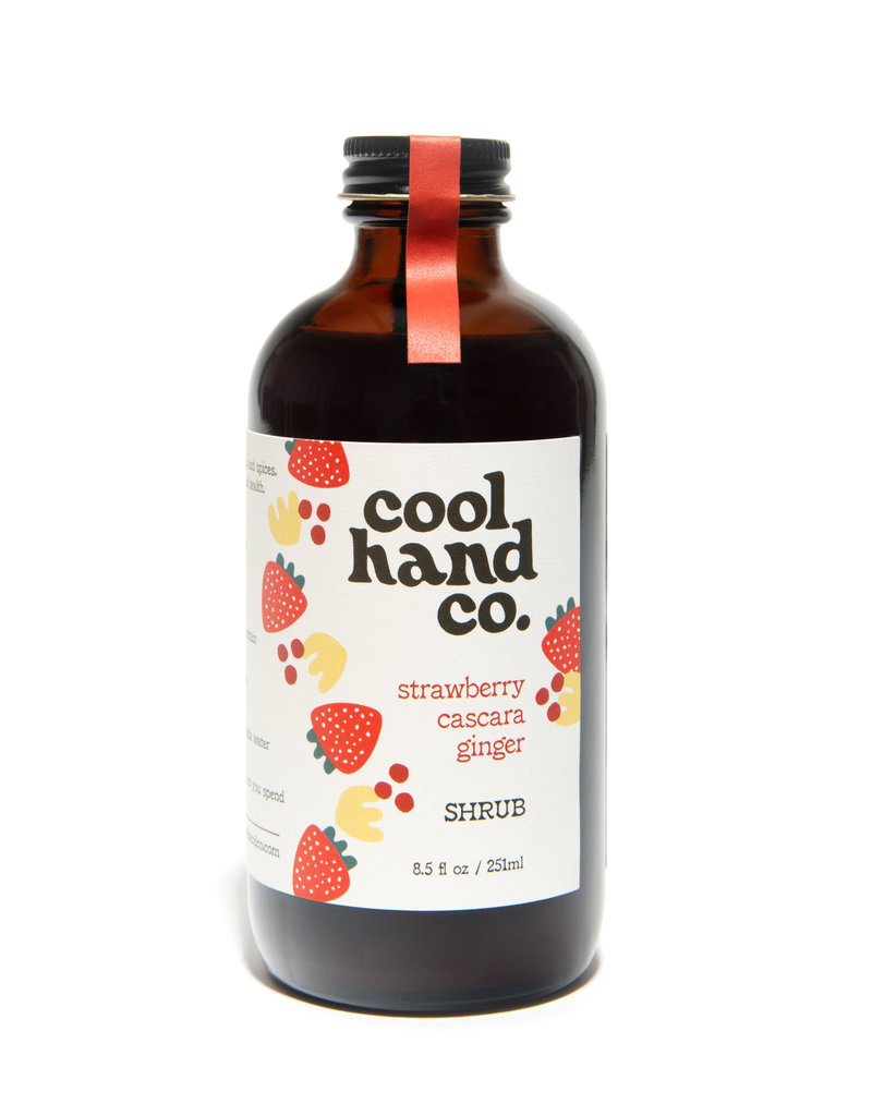 Cool Hand Co  Strawberry Cascara Ginger Shrub (8.5oz)