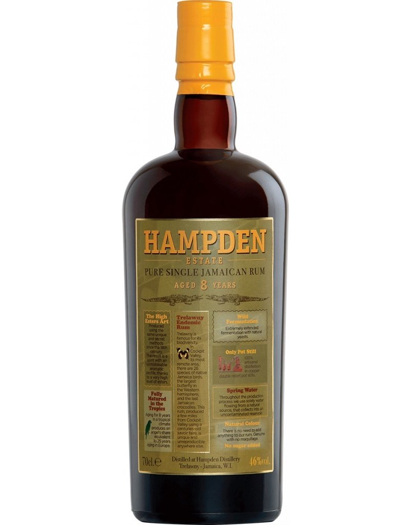 Hampden Estate 8yr Rum 46%abv (750 ml)